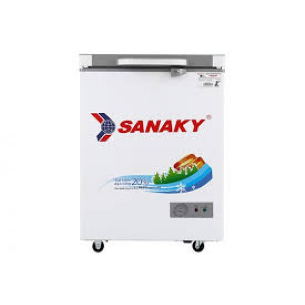 TỦ ĐÔNG SANAKY KÍNH CƯỜNG LỰC MÁU XÁM VH-1599HYK 100 LÍT 
